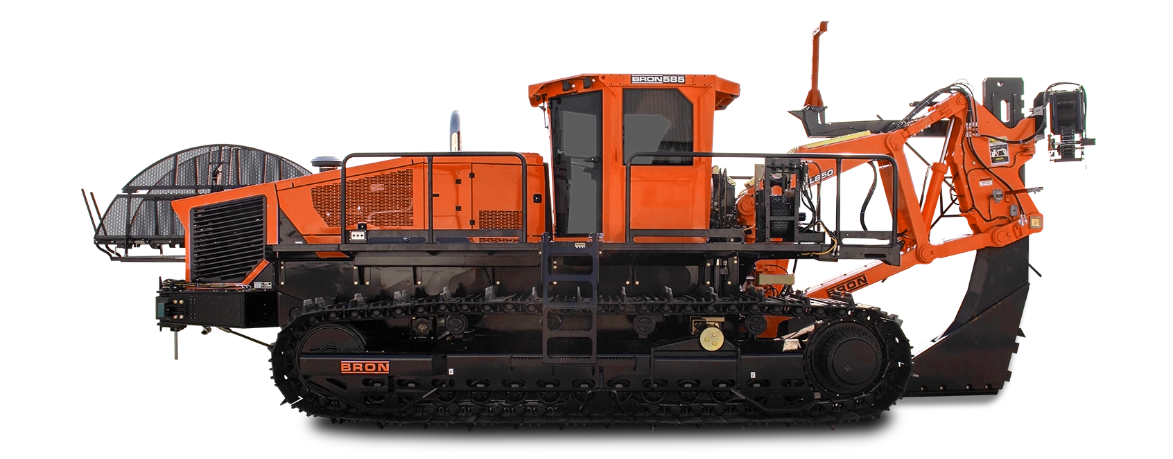 BRON 585 self-propelled drainage plow, side view